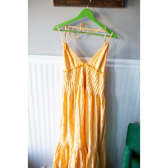 Free People Pintuck Paradise Maxi Dress Medium - Picture 3 of 5